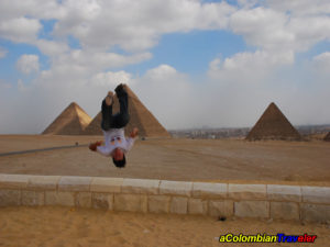 camilo backflipin Egypt